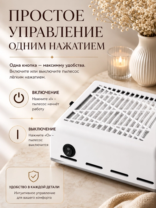 Manikyur va pedikyur uchun changyutgich, cho‘zgich, 80 Vt