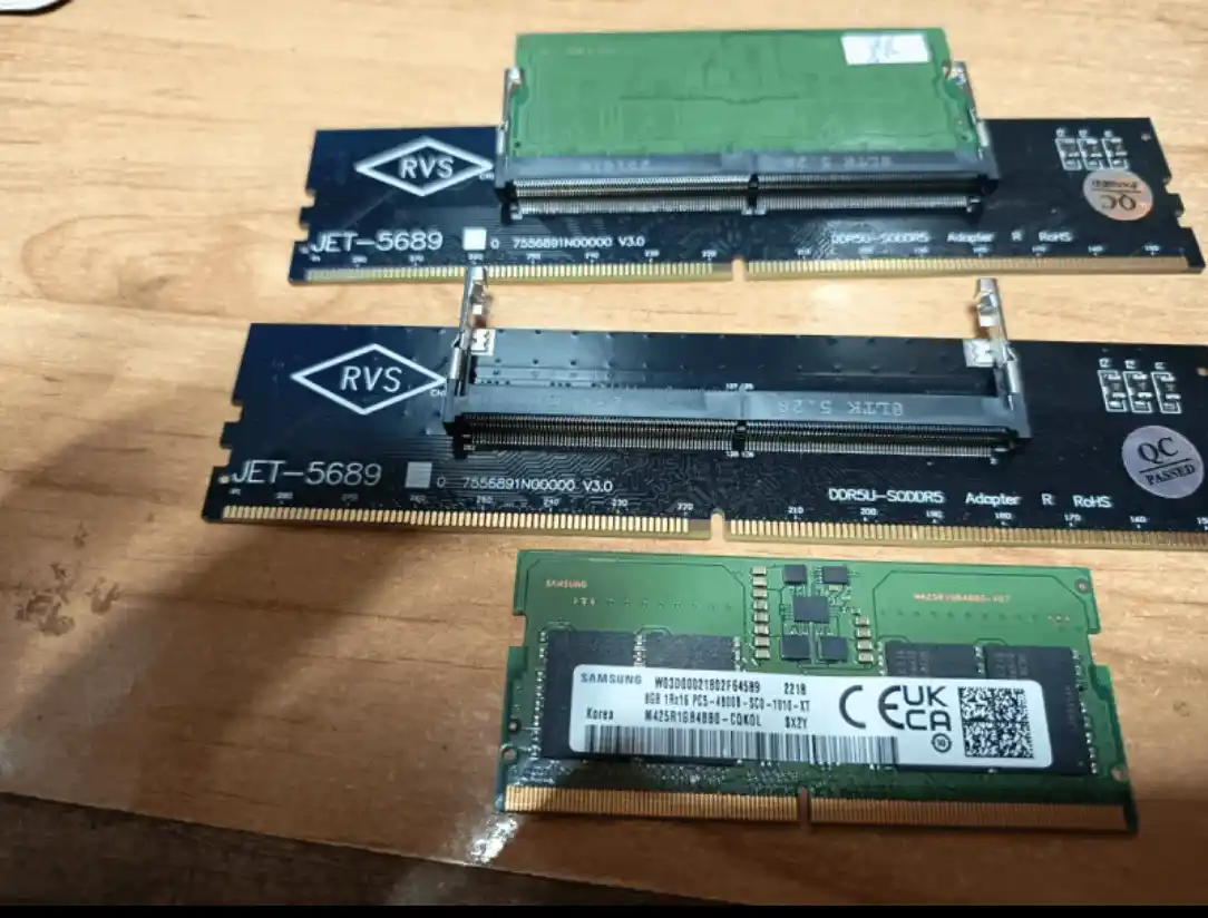 DDR3 DDR4 DDR5 Адаптер Dimm для подключения So Dimm к настольному компьютеру