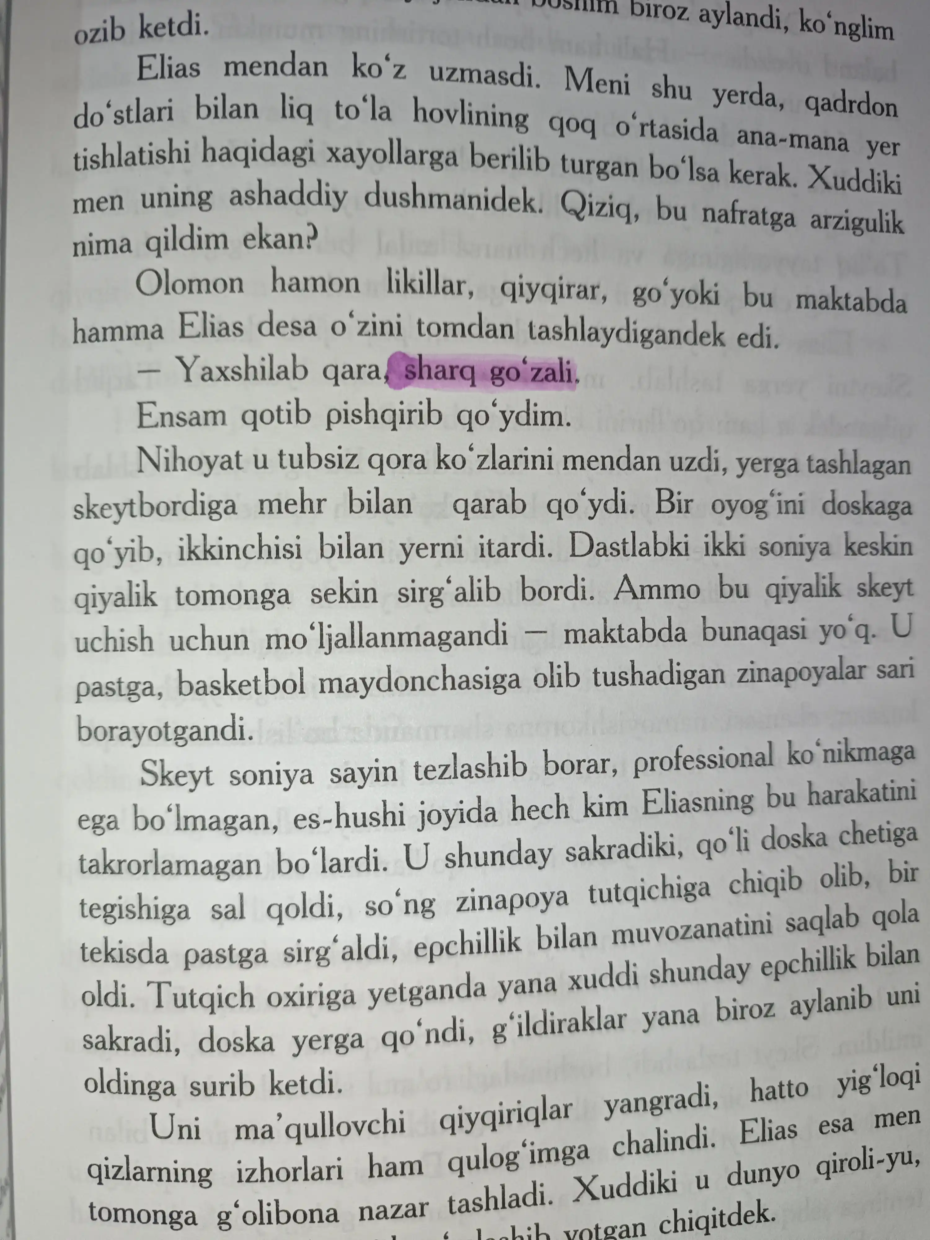 Сен бир олам, мен ўзга олам, Фея Моран
