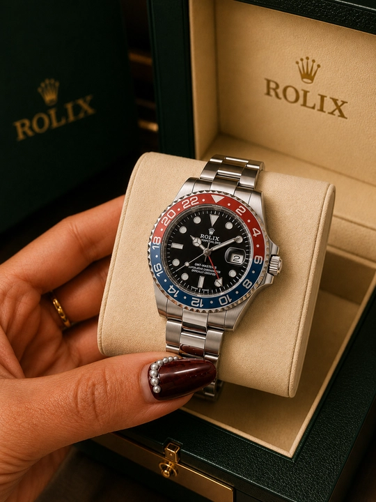 Erkaklar qo'l soati Rolix datejust 42 mm, kvarts mexanizmli, sovg'a to'plami bilan birga