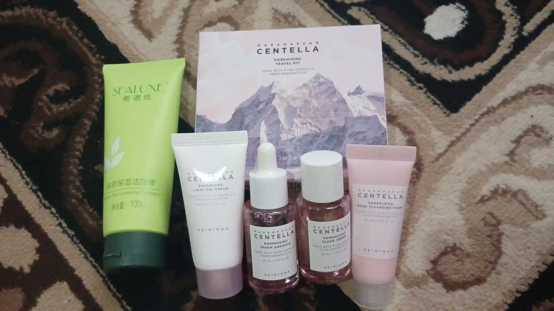 SKIN1004 Centella Travel Kit набор миниатюр — Poremizing / Tea-Trica / Hyalu-Cica,