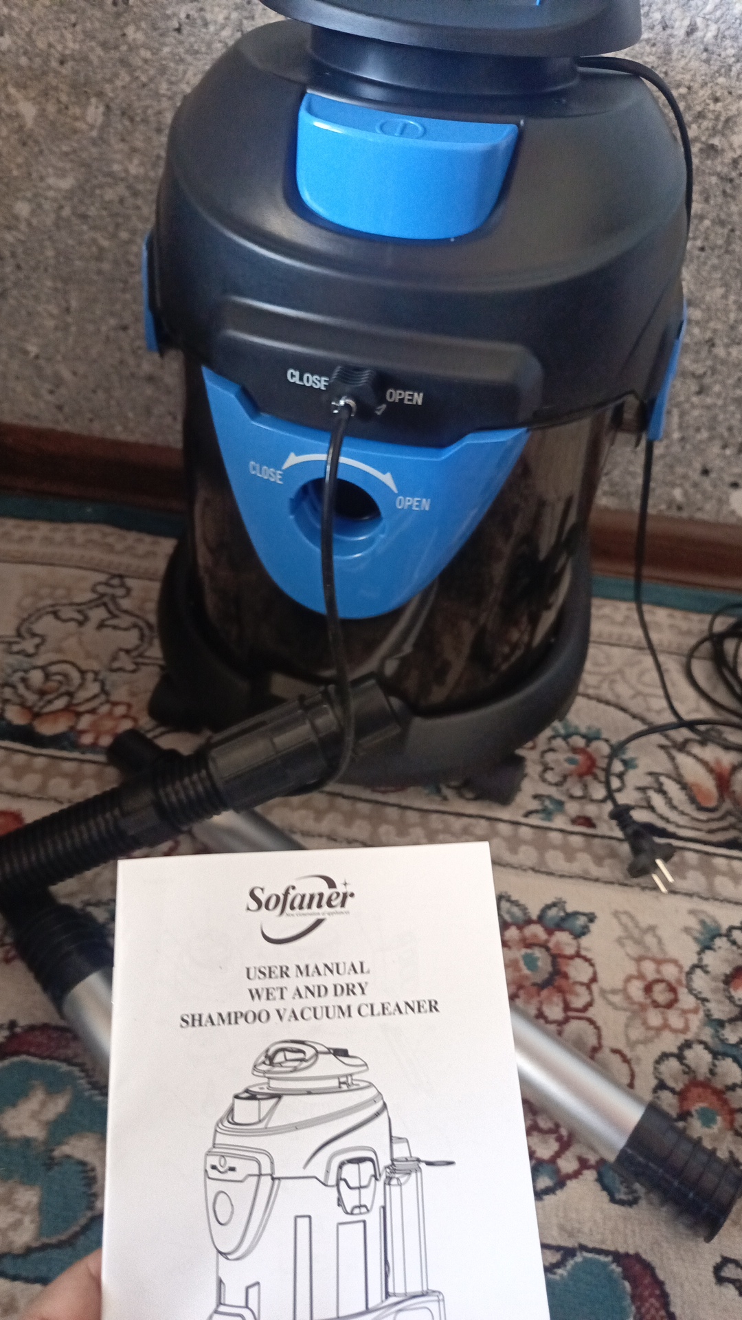 Пылесос Aquafilter для сухой и влажной уборки SOFANER
