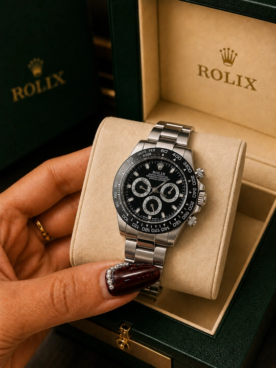 Erkaklar qo'l soati Rolix datejust 42 mm, kvarts mexanizmli, sovg'a to'plami bilan birga