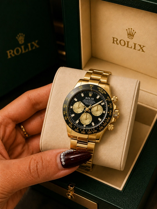 Erkaklar qo'l soati Rolix datejust 42 mm, kvarts mexanizmli, sovg'a to'plami bilan birga