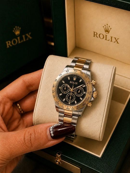 Erkaklar qo'l soati Rolix datejust 42 mm, kvarts mexanizmli, sovg'a to'plami bilan birga