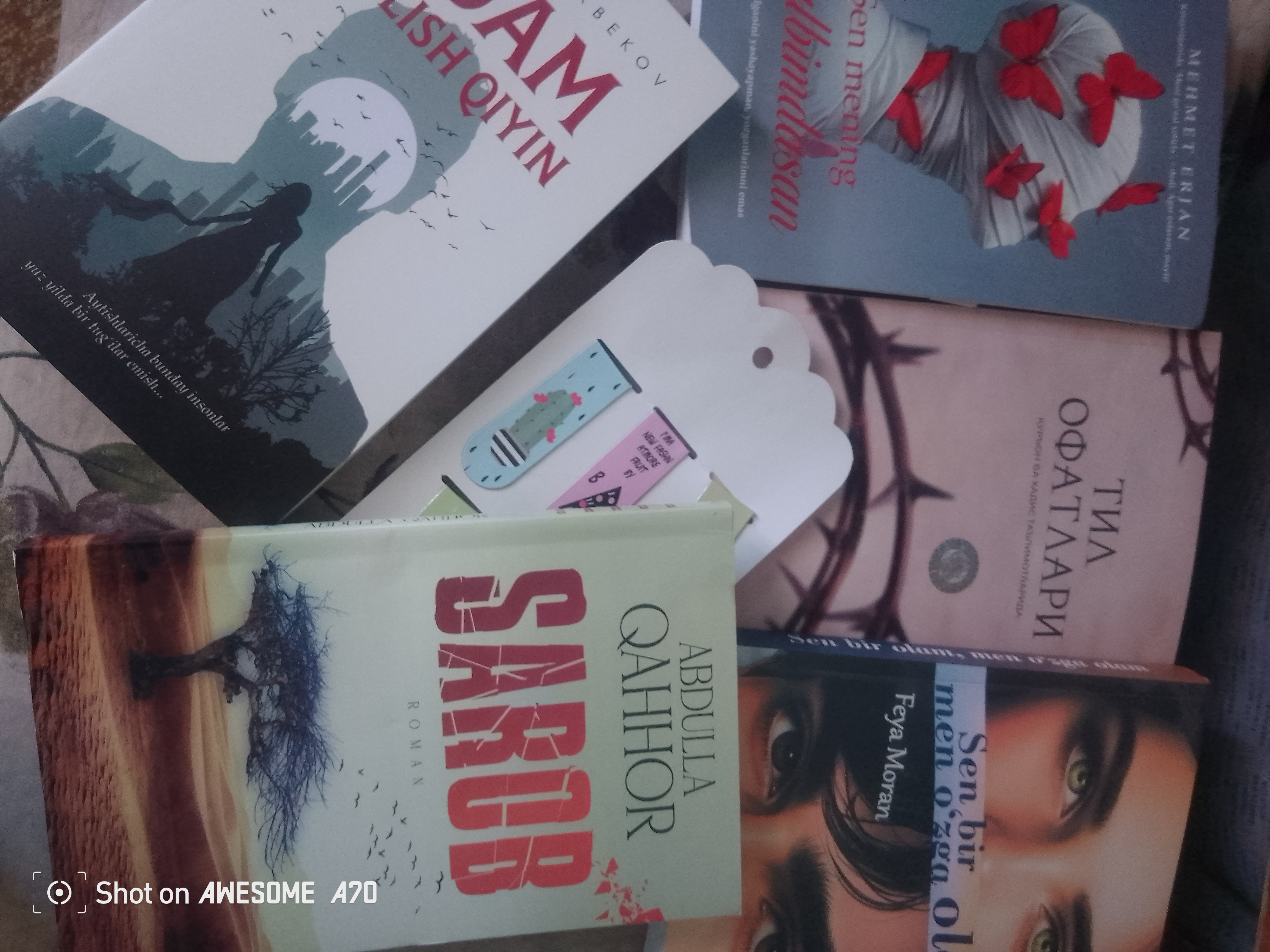 Магнитные и прозрачные цветочные закладки для книг, набор 6 шт