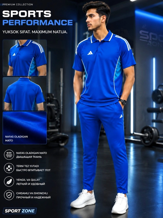 Erkaklar uchun sport forma to‘plami