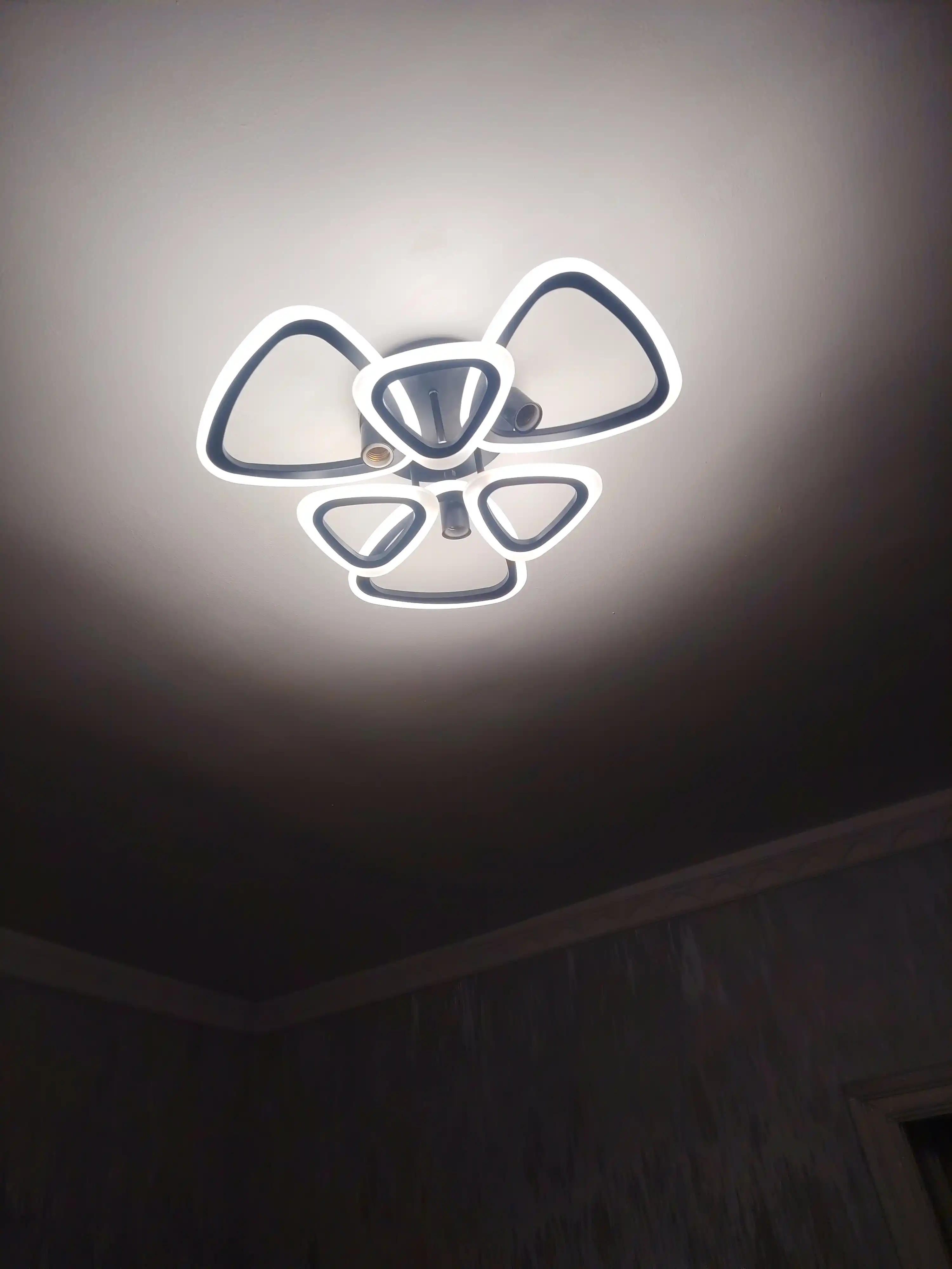 Люстра LED, музыкальная, с пультом, 3 режима освещения, для спальни, зала, кухни