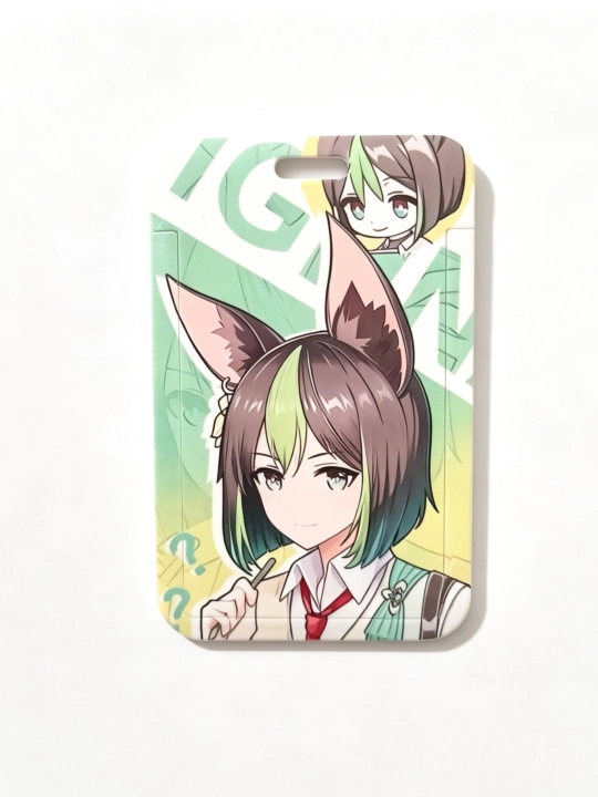 Anime katrxolder + brelok, id kartalar, karta banki Genshin Impact - 