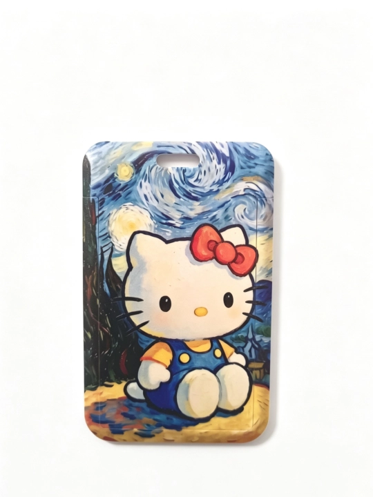 Аниме катрхолдер + брелок, для id карт, банк карты Sanrio - 