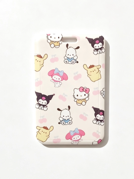 Аниме катрхолдер + брелок, для id карт, банк карты Sanrio - 