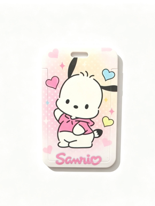 Аниме катрхолдер + брелок, для id карт, банк карты Sanrio - 