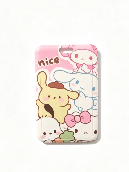 Аниме катрхолдер + брелок, для id карт, банк карты Sanrio - 