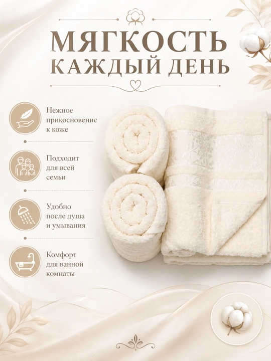 Sochiqlar to'plami 1 dona, hammom, yuz va soch uchun, yumshoq va mayin 1 dona