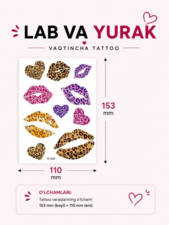 Временные татуировки, наклейки, татуировки для девочек
