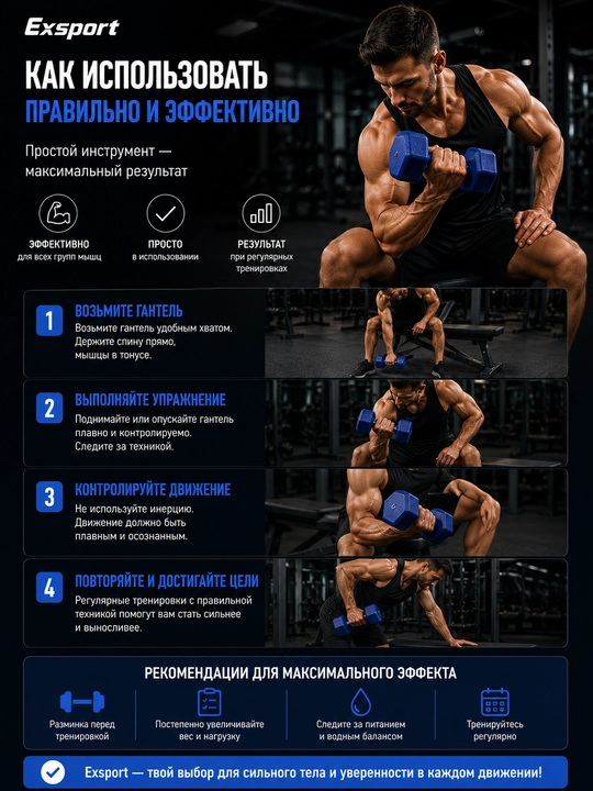 Gantel, neopren gantel, fitnes ganteli, uy uchun gantel, sport zali ganteli, kuch mashqlar