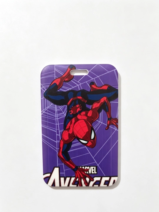 Аниме катрхолдер + брелок, для id карт, банк карты Spider Man, Marvel - 