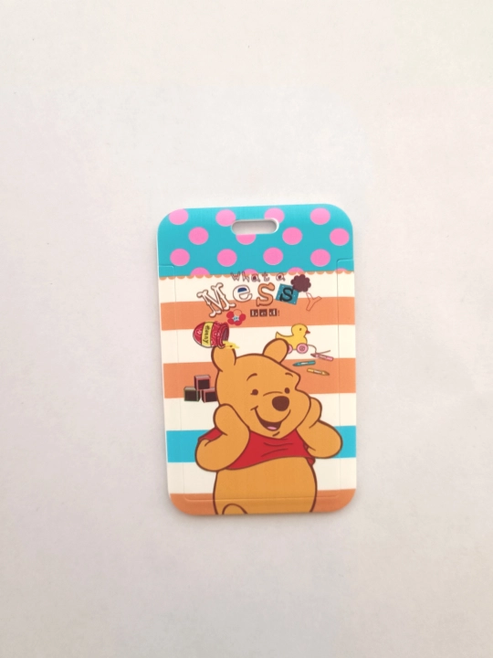 Аниме катрхолдер + брелок, для id карт, банк карты Winnie the Pooh - 