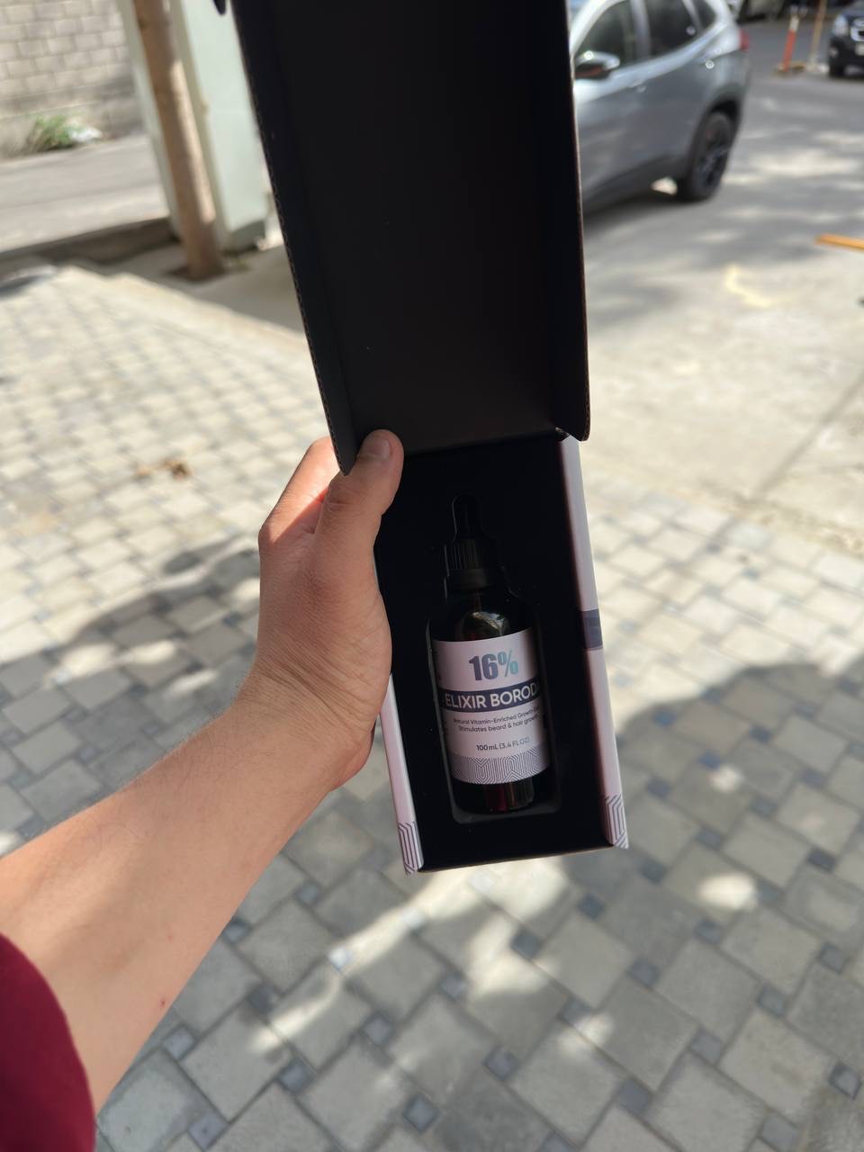 Elixir Boroda 16% – средство для роста волос и бороды Миноксидил