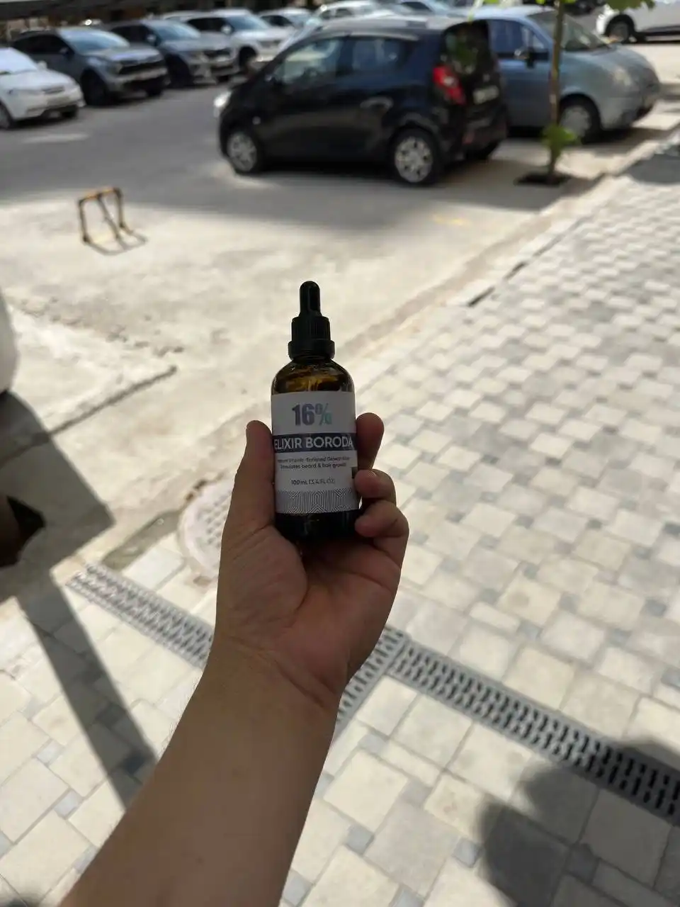 Elixir Boroda 16% – средство для роста волос и бороды Миноксидил