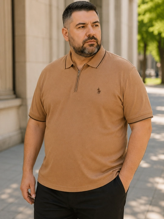 Мужская футболка поло Oversize, 100% xлопок, большие размеры 4XL 5XL 6XL - 