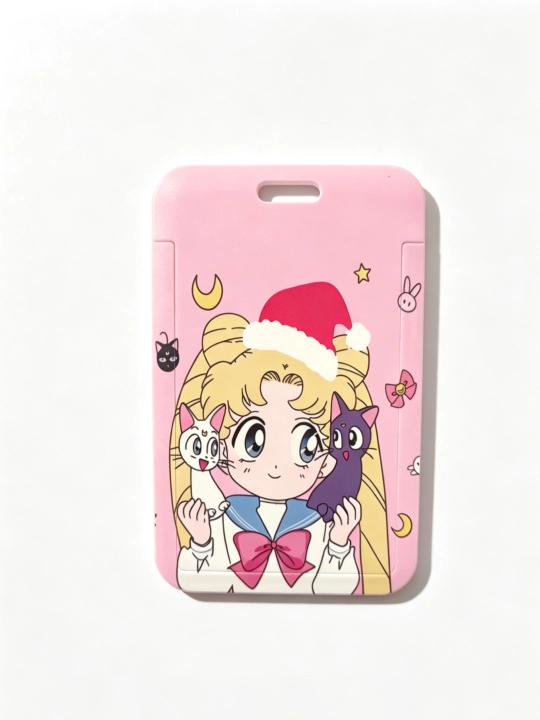 Аниме катрхолдер, брелок, для id карт, банк карты Sailor Moon - 