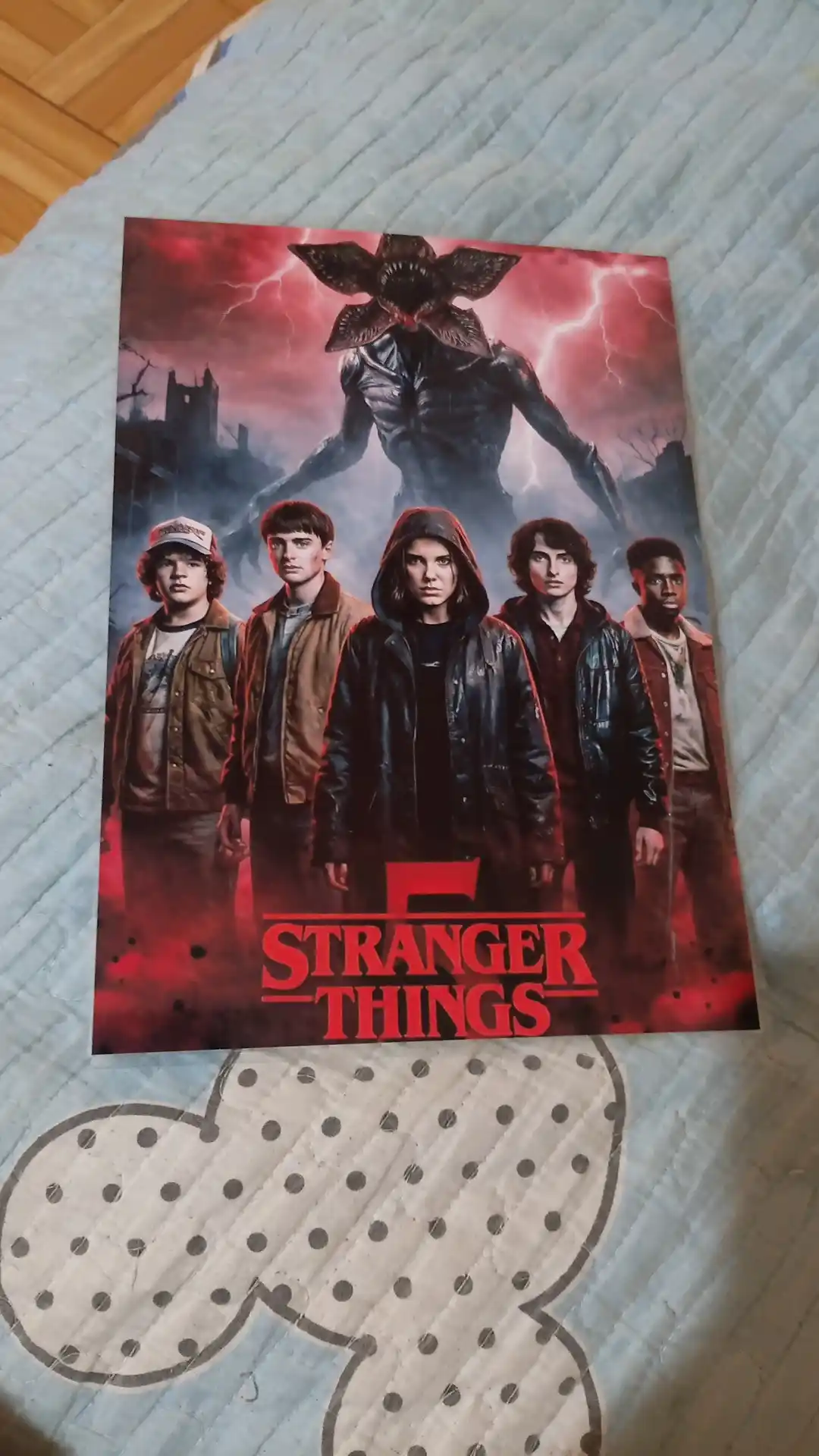 Очень странные дела Ламинированные постеры плакаты Stranger Things А4 формата