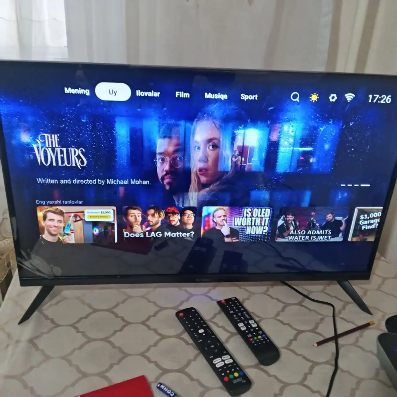 Смарт телевизор WellStars 32" / 43", Android, Wi-Fi, Full HD, LED TV, голосовой поиск