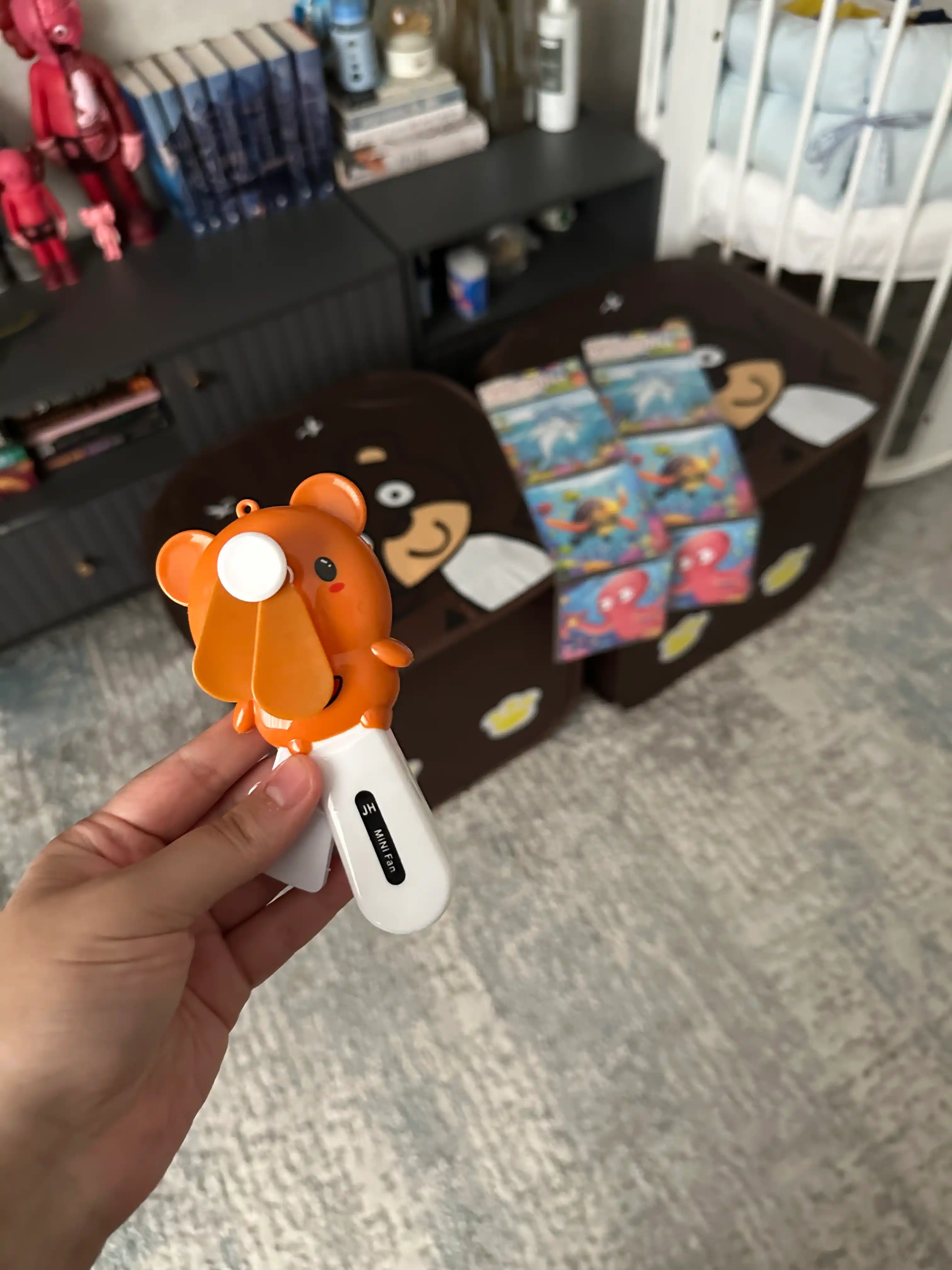 Коробка для игрушек детская складная с крышкой, жесткий каркас, большая