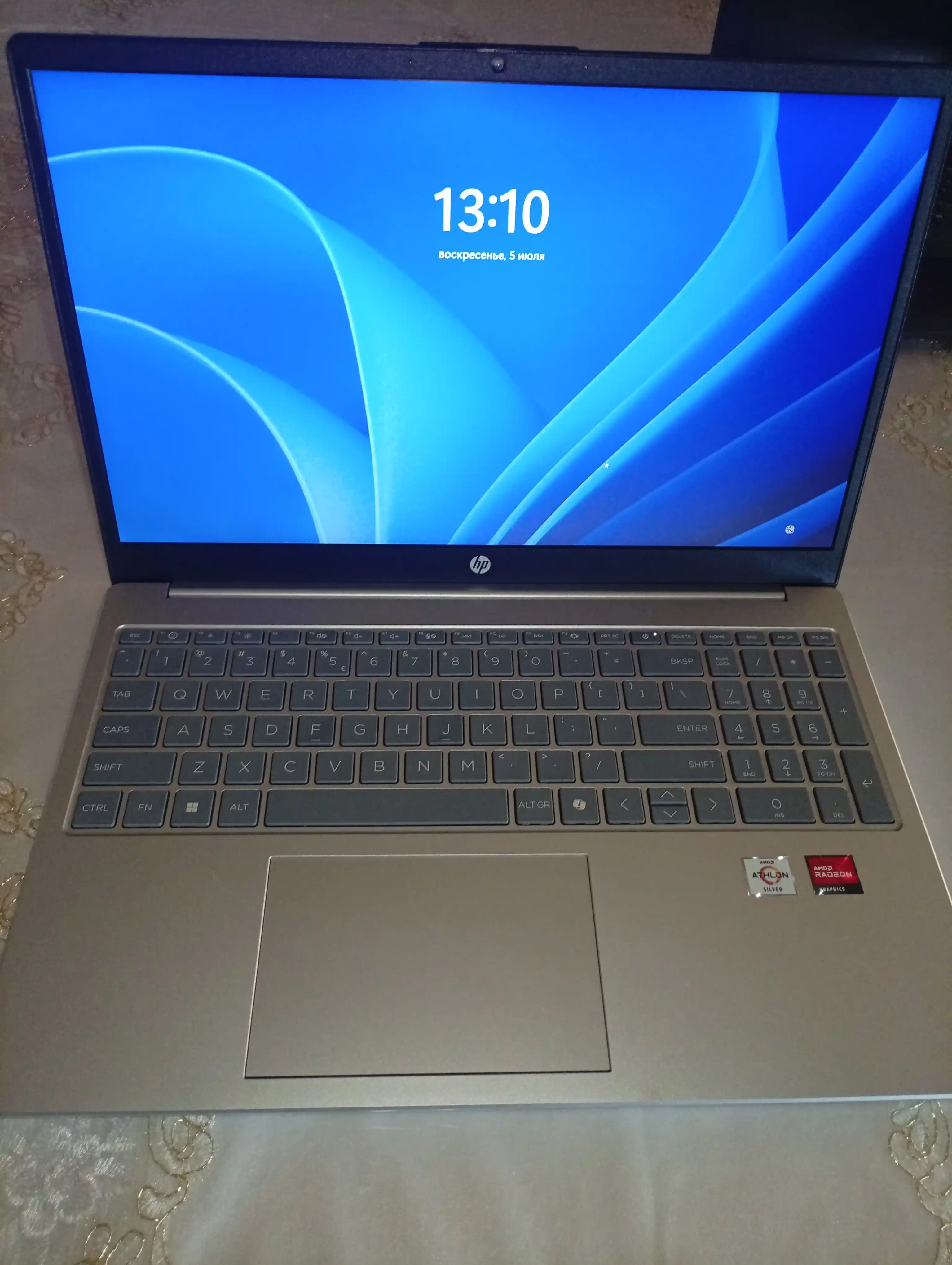 HP AMD ATHLON 7120 DDR5 8GB 256GB 15.6" FHD SILVER WINDOWS 11