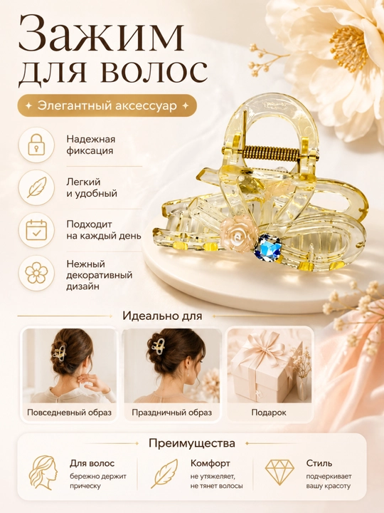 Зажимы для волос - 