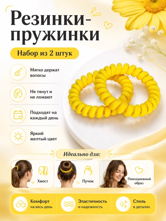 Комплект резиновых пружин, 2 шт - 
