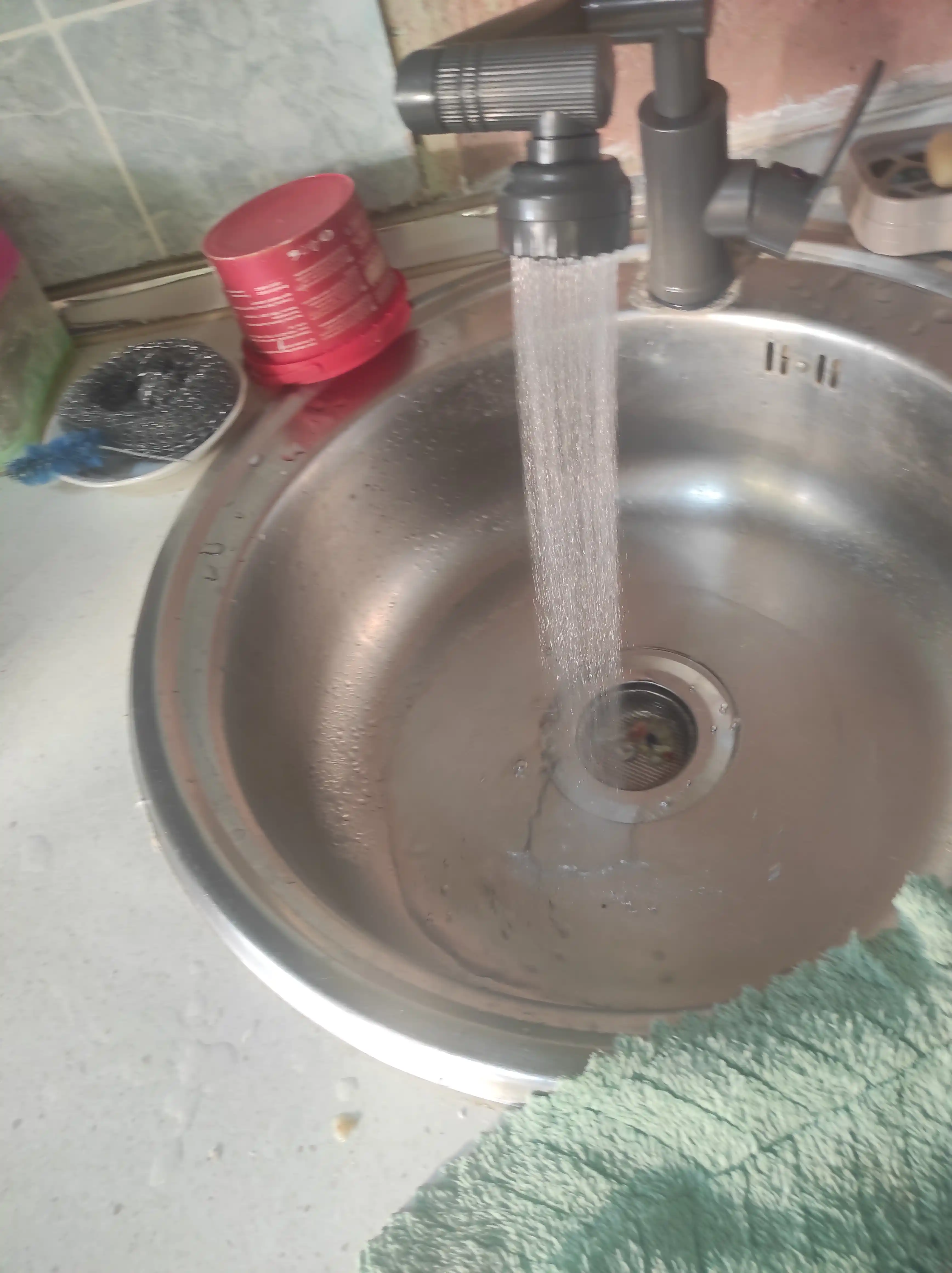 Смеситель для кухни и ванной раковины, 360° поворотный, два режима воды, простая установка