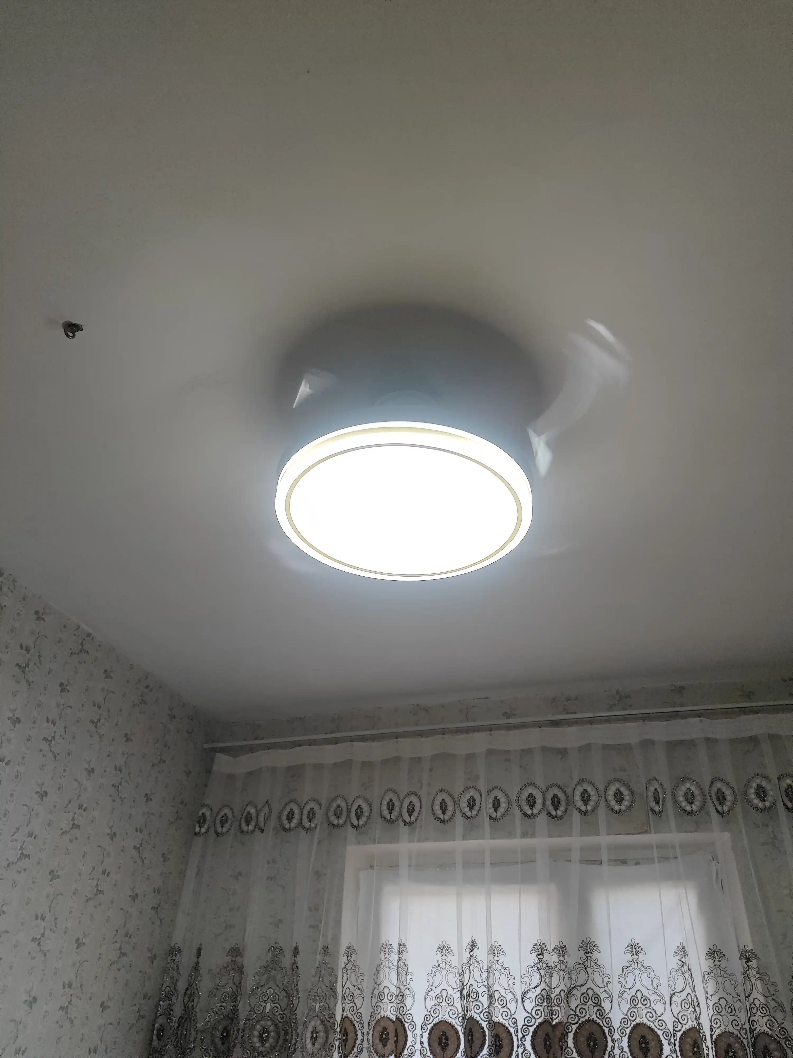 LED люстра с вентилятором с пультом 3 режима света, 4 скорости, современная для дома