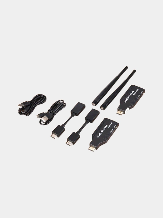 Simsiz HDMI uzatgichi 50 m yuqori aniqlikdagi video audio uzatgich va qabul qilgich