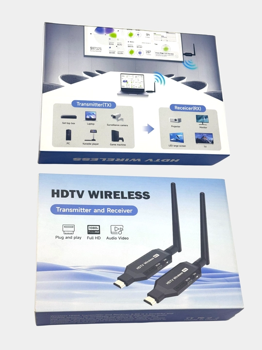 Simsiz HDMI uzatgichi 50 m yuqori aniqlikdagi video audio uzatgich va qabul qilgich
