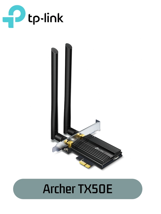 TP-Link Archer TX50E AX3000 Wi-Fi 6 Bluetooth 5.0 PCIe адаптер - 