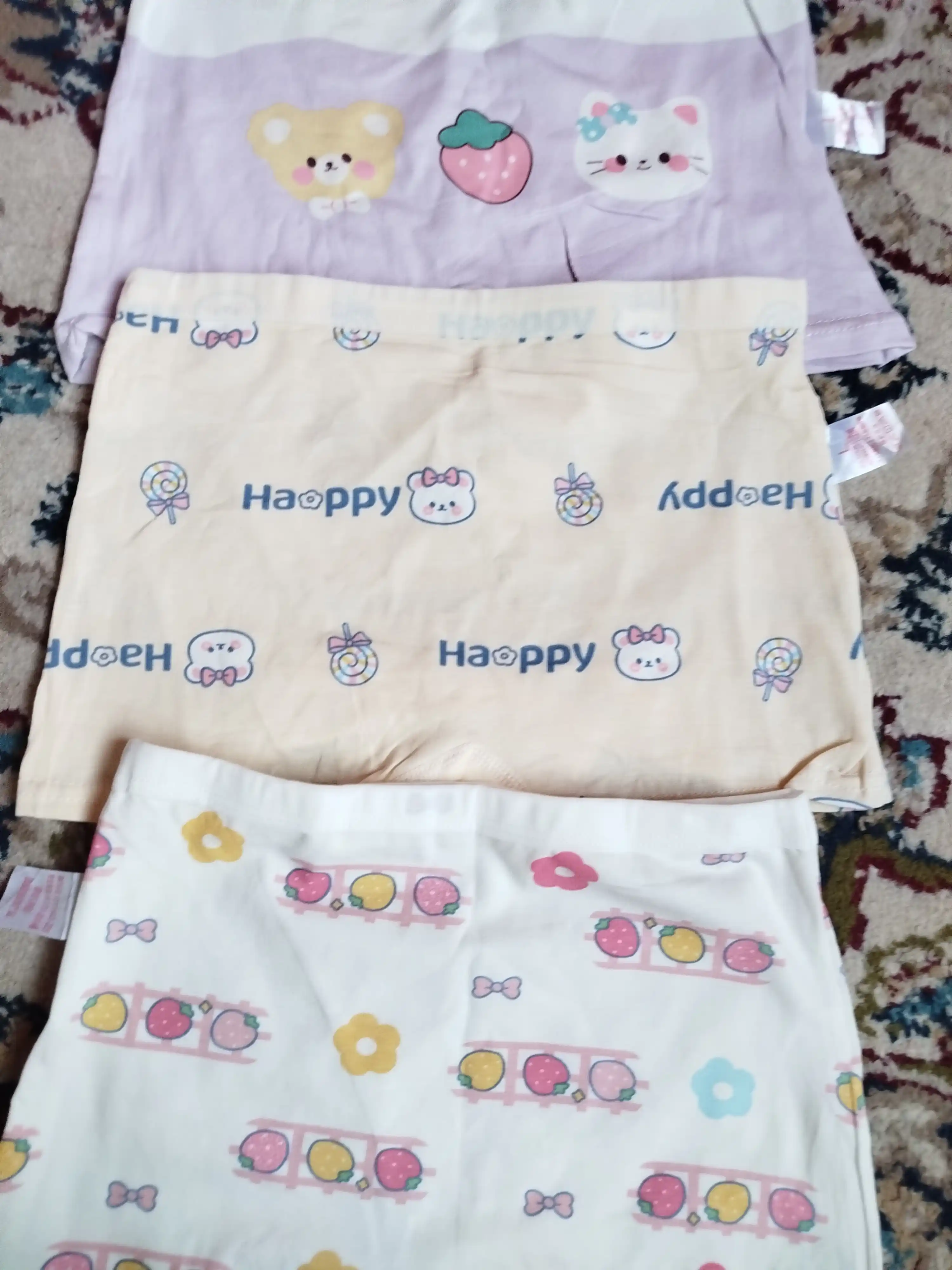 Bolalar uchun ichki kiyim to‘plami, 1 ta qadoqda 3 ta