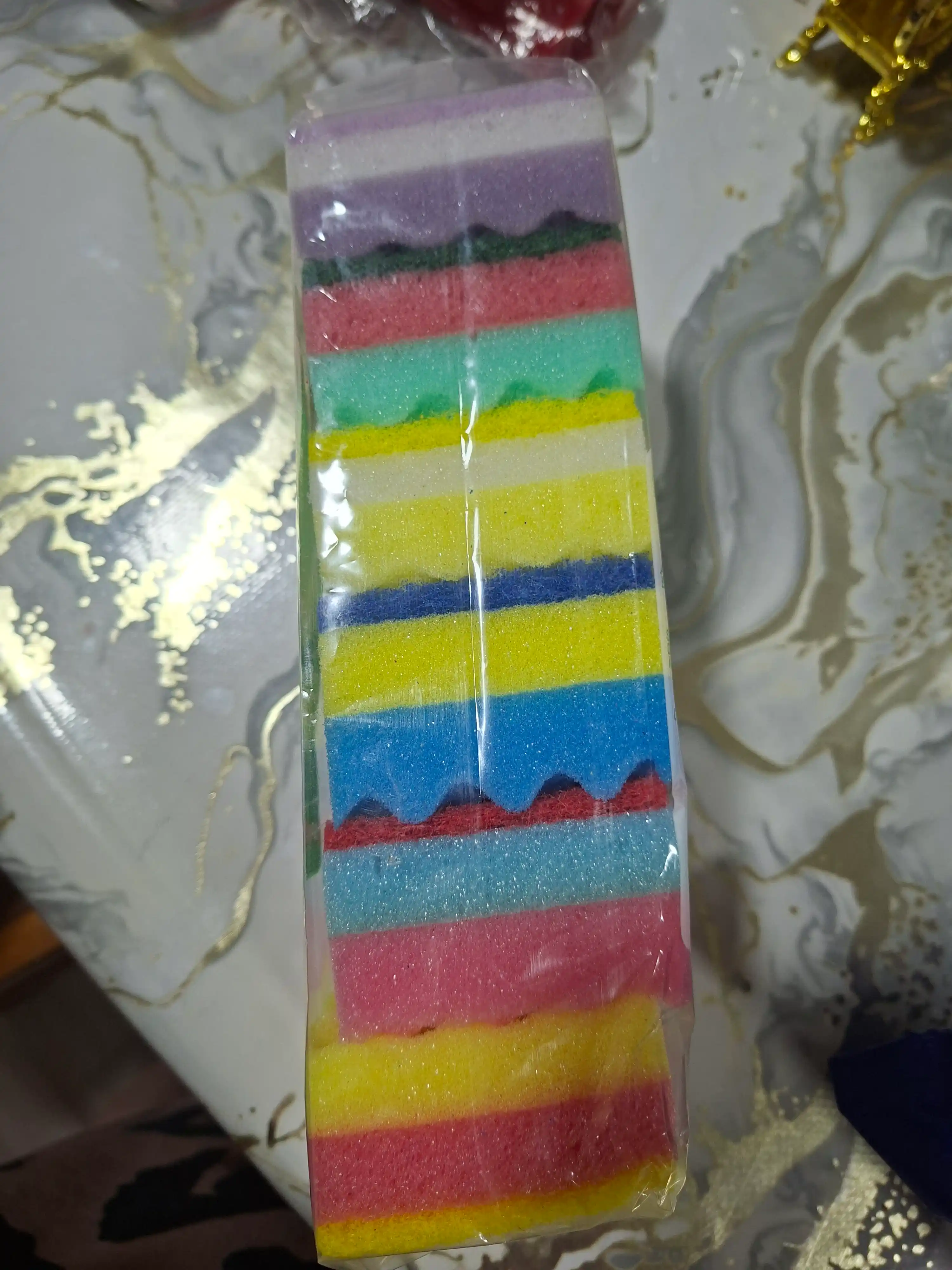 Кухонные губки для мытья посуды, 6 шт