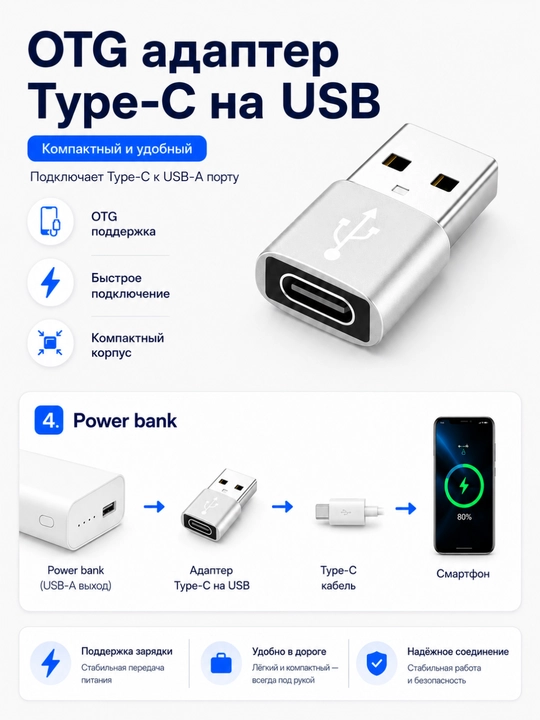 Type C dan USB OTG ga, Type-c USB ga adapter