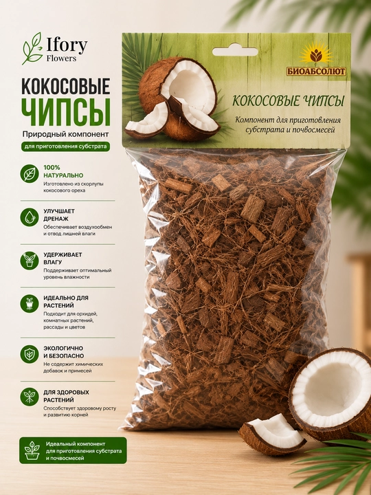 Кокосовый субстрат - 