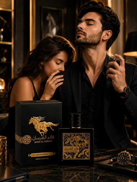 Qaed Al Fursan erkaklar uchun Eau De Parfum, 90 ml, uzoq saqlanuvchi sharqona atir