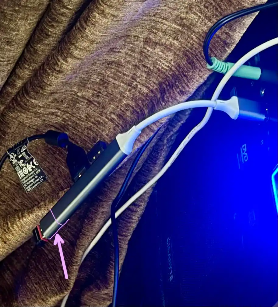 USB-Hub, с 4 портами, для высокоскоростной передачи данных