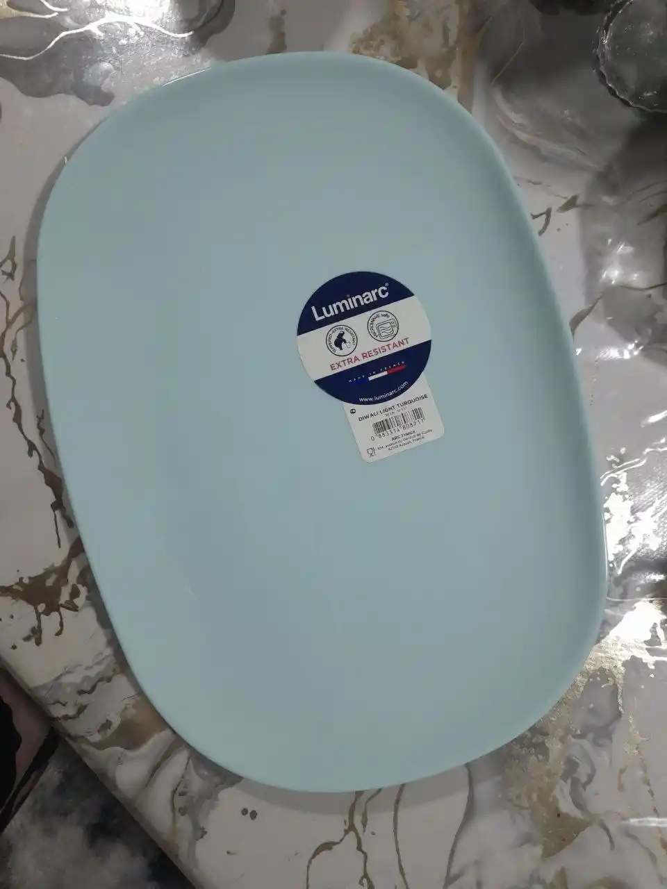 Katta idish, Luminarc Diwali Light Turquoise, 35*24 sm