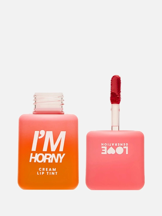 Кремовый тинт для губ Love Generation I'm Horny, ton 02, бежево-розовый