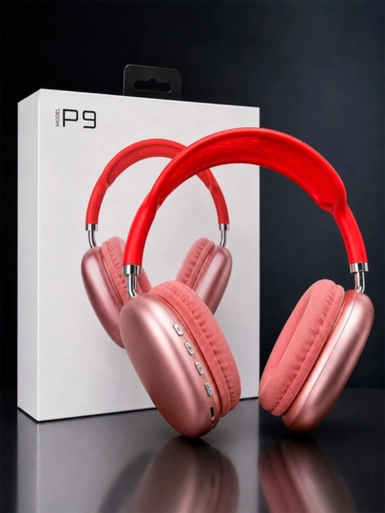 Simsiz Bluetooth quloqchinlar P9, mikrofonli, to'liq o'lchamli - 