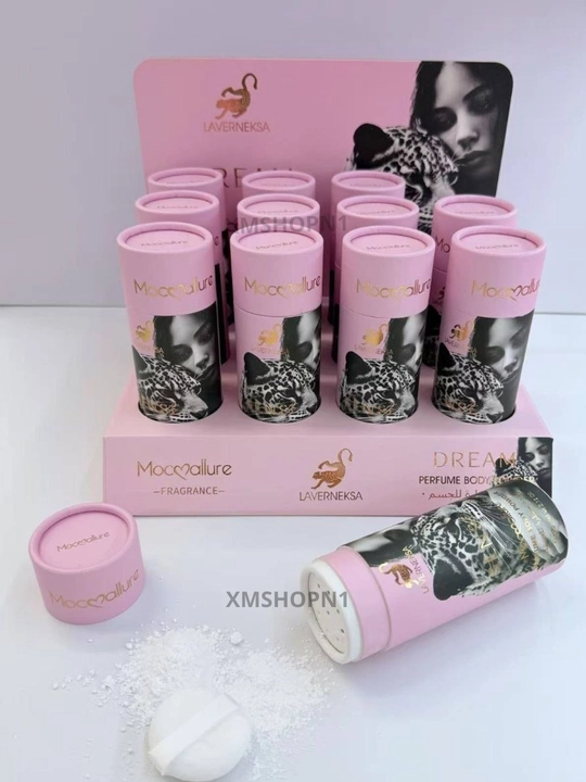 Парфюмированная пудра для тела Moccallure White, 100 г, премиум-класса, влагостойкая