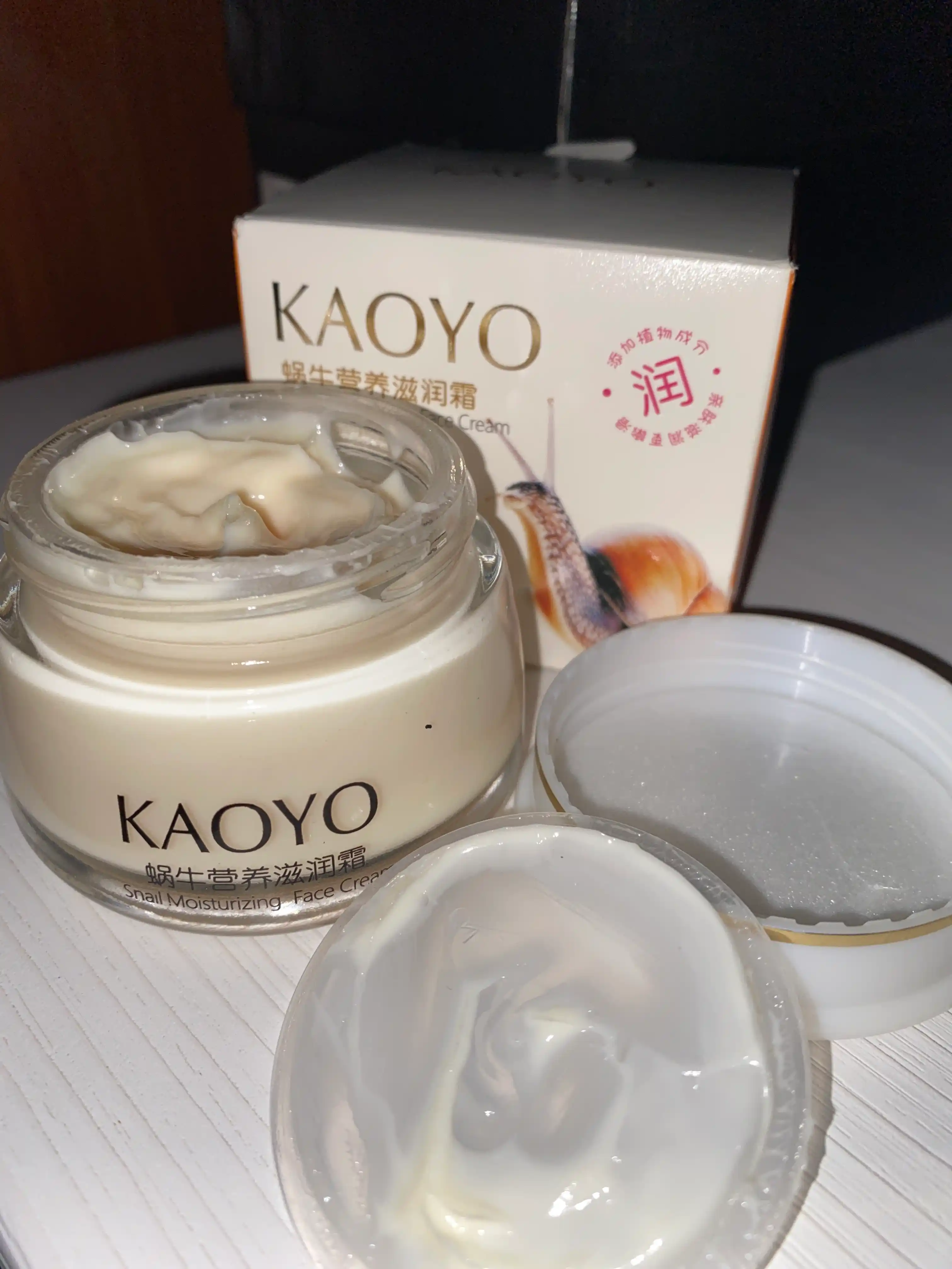 Крем для лица Kaoyo с экстрактом муцина улитки питательный и увлажняющий крем для лица, 60 гр