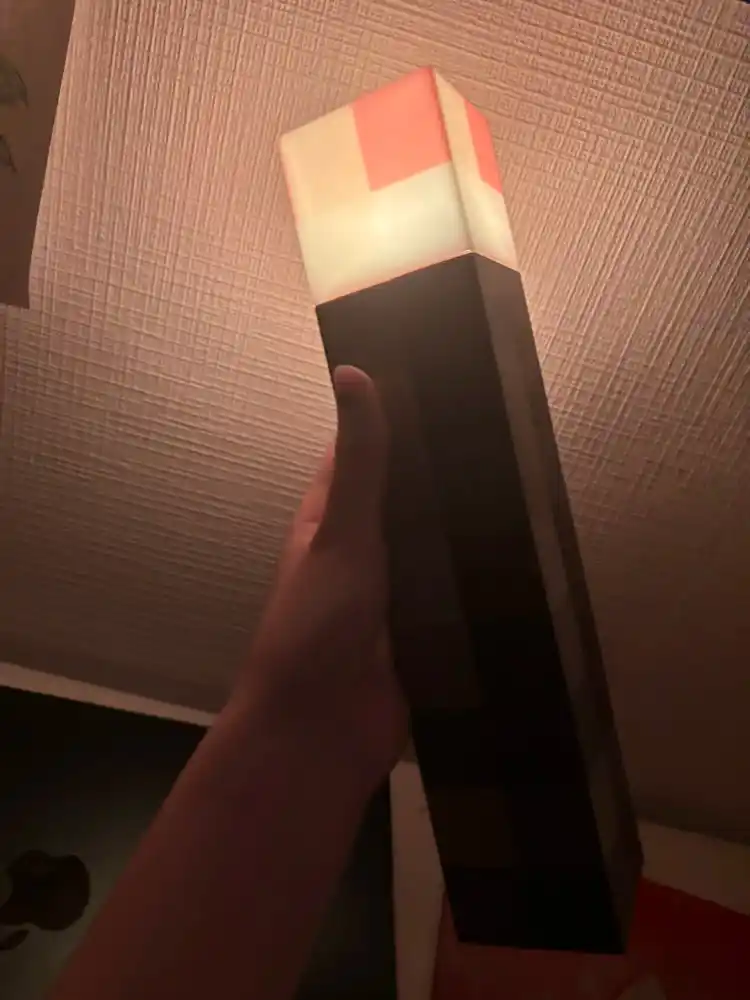 Детский ночник-факел Minecraft, светильник Майнкрафт, лампа, ночник для детей, бра