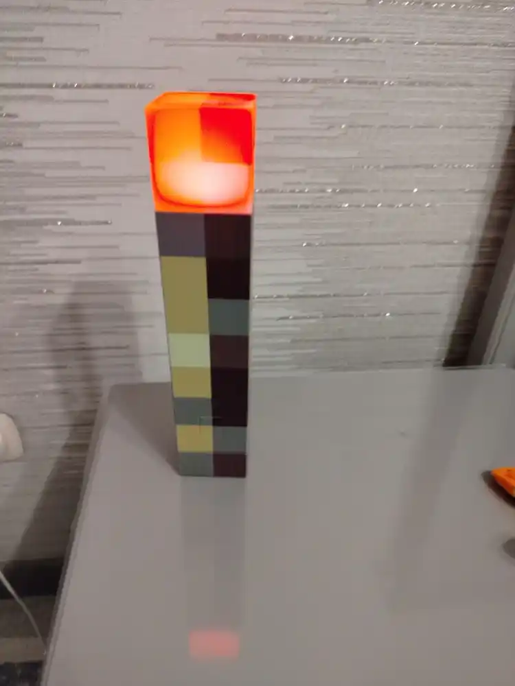 Детский ночник-факел Minecraft, светильник Майнкрафт, лампа, ночник для детей, бра